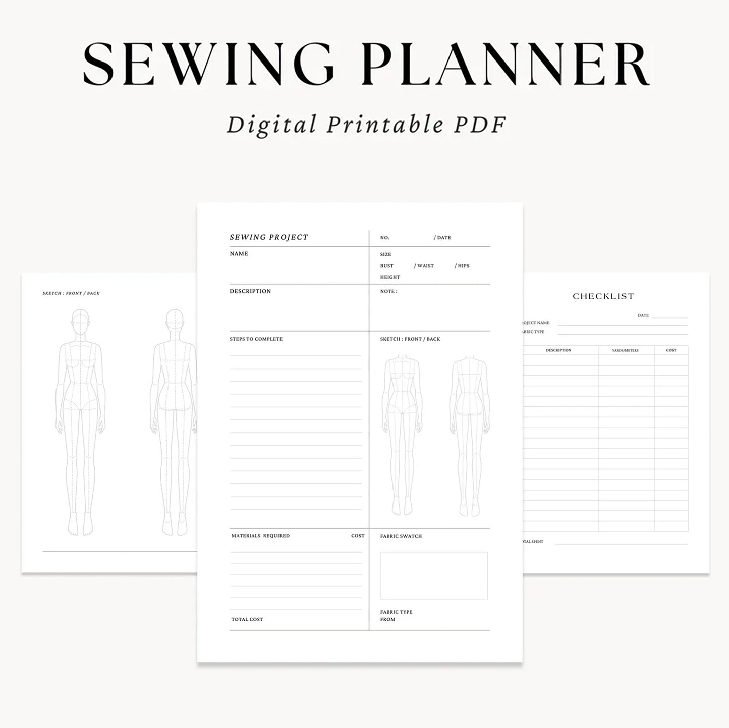 Sewing Planner